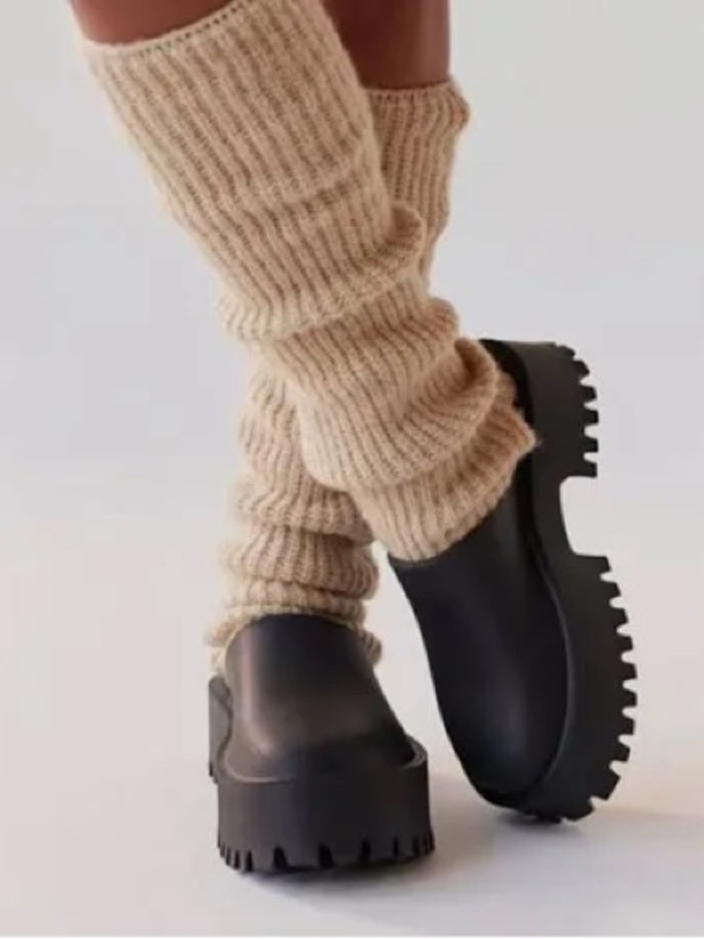 Jeffrey Campbell Black Chunky Platform Clogs - Picture 1 of 4